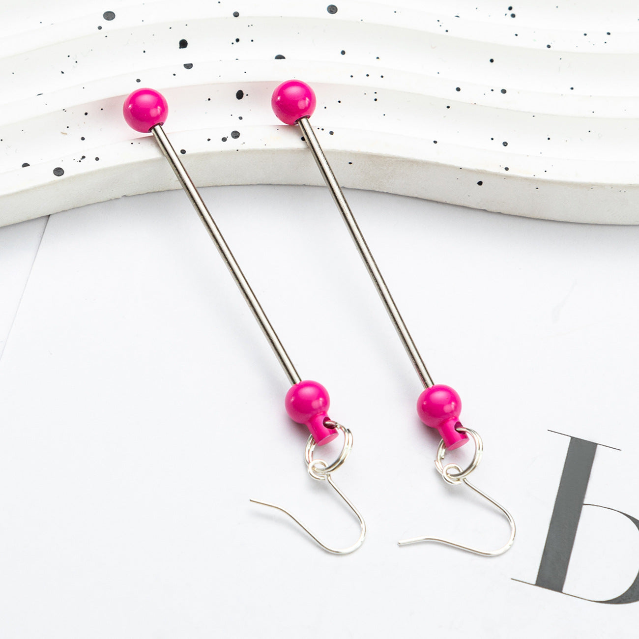 Wholesale Beadable Earrings Metal DIY Earrings